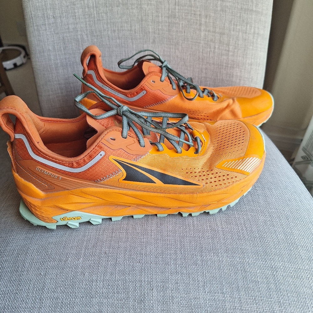 Altra Olympus 5 orange mens 12.5